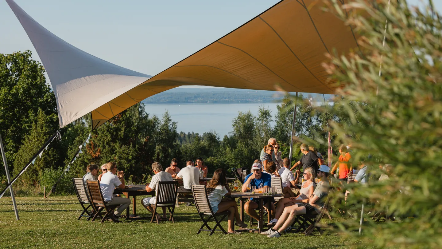 Dagsfesten på Villa Långbers.