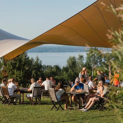 Dagsfesten på Villa Långbers.