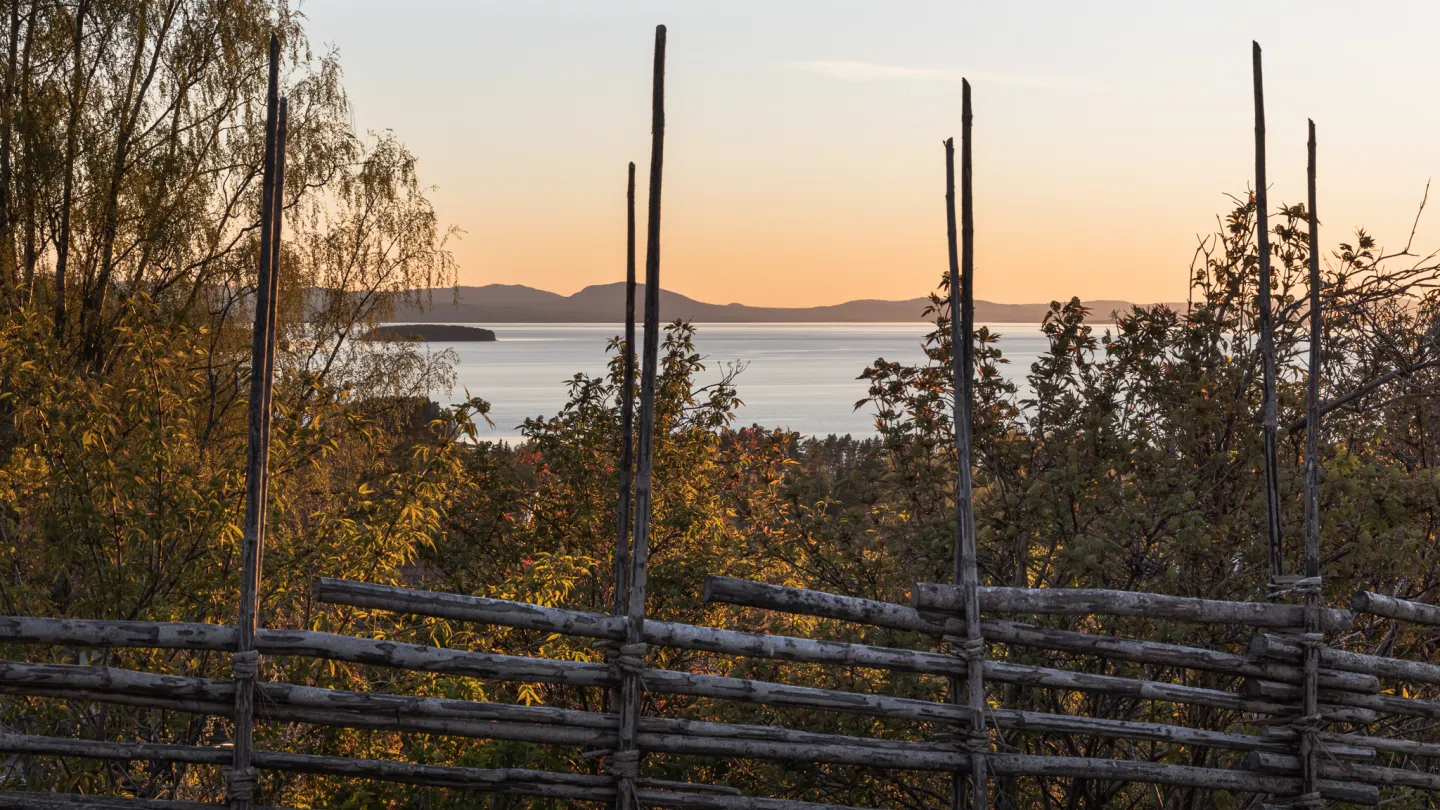 Vy från Tällberg över Siljan